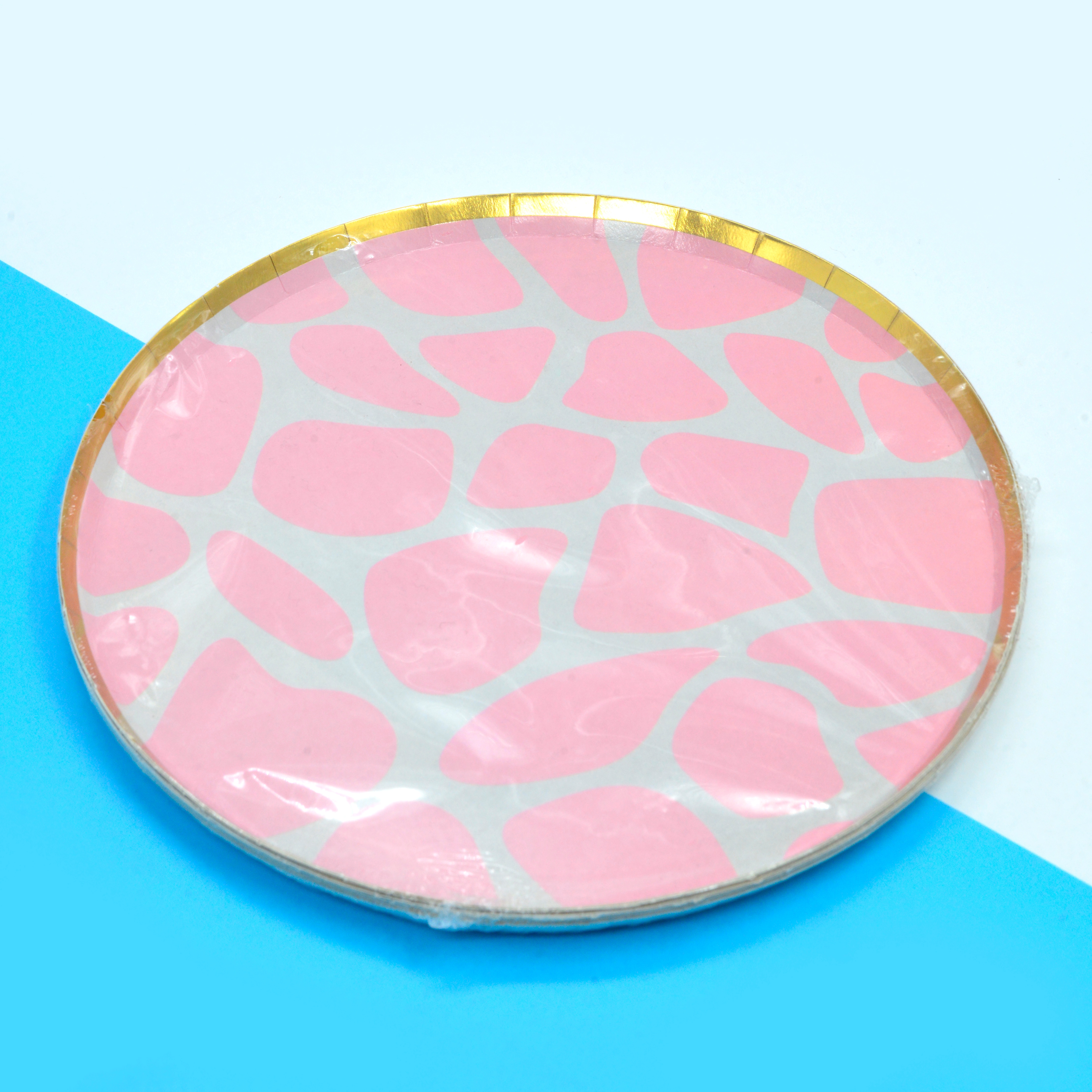 Internet celebrity disposable pink leopard print cake pan thumbnail