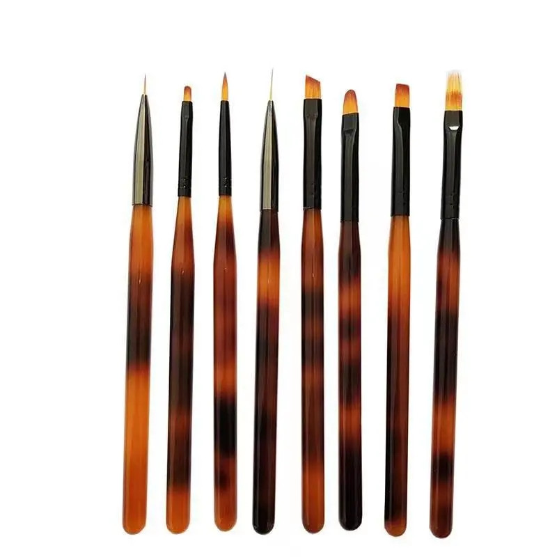 Cross-border e-commerce Amber pole Nail pen set nail tools Thread pen light therapy pen Crystal pen petal pen