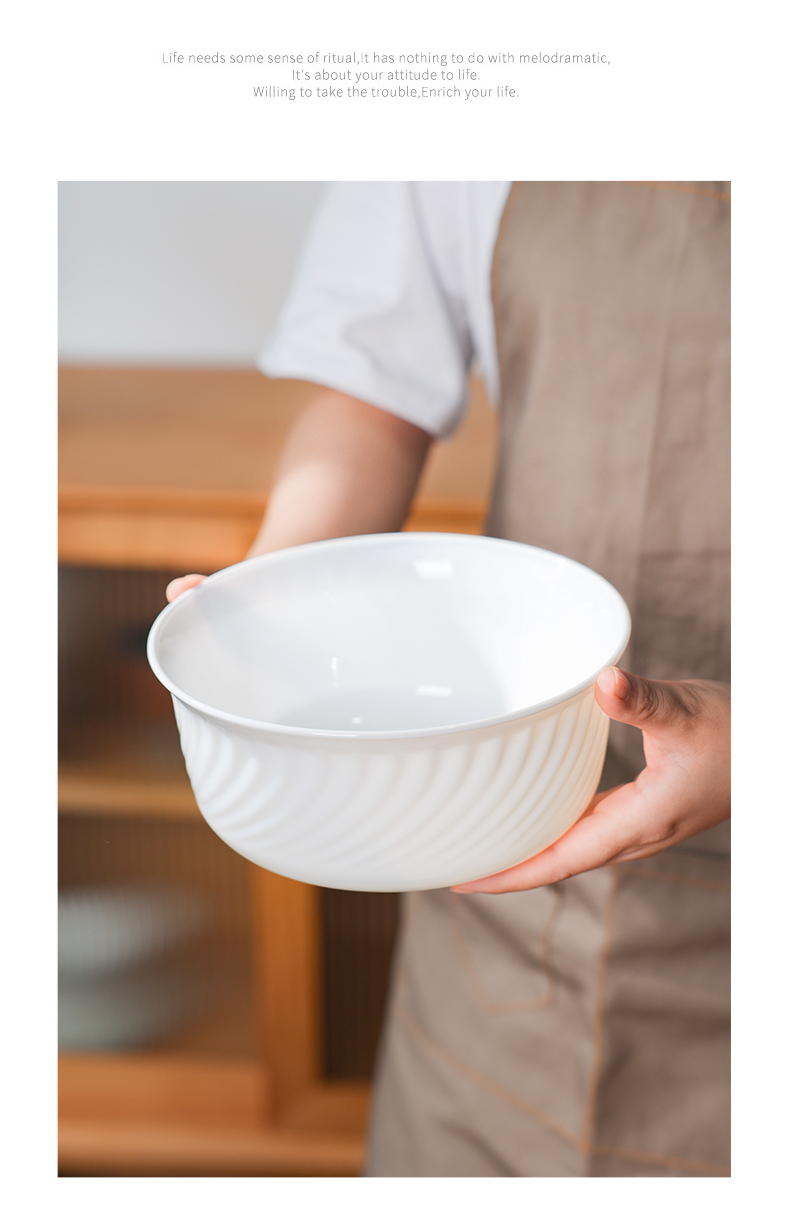 OPAL GLASSWARE白玉瓷钢化玻璃碗面碗汤碗餐具详情7