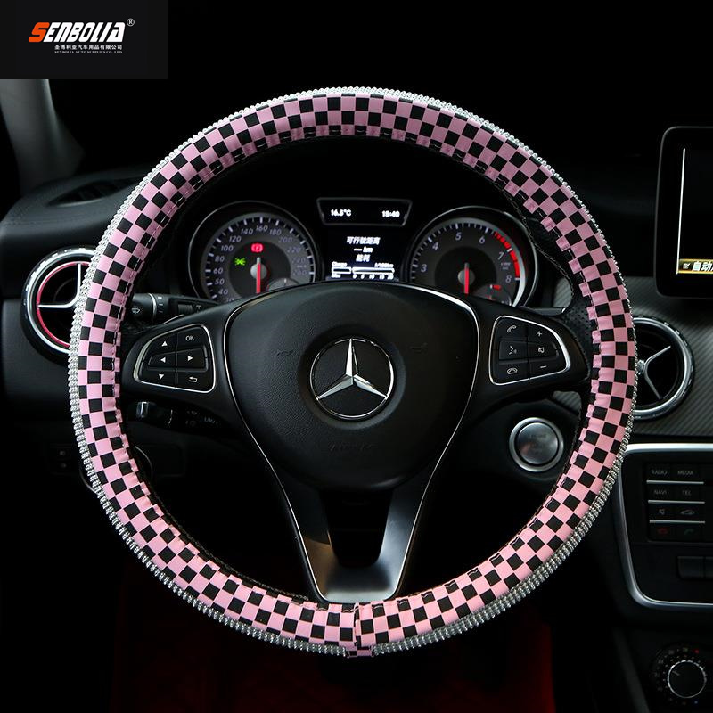 senbolia-FXP-50 all-season universal car steering wheel cover factory direct sales. Welcome to inquire and customize car interior products pic 5