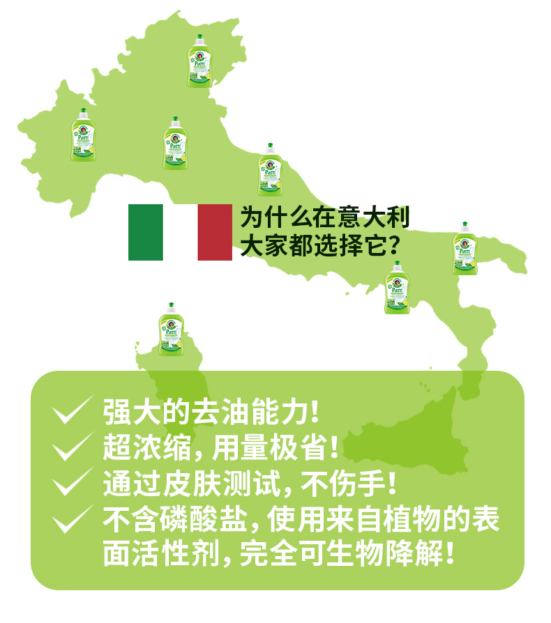 「买一送一」大公鸡洗洁精500ml(绿色)柠檬香详情6