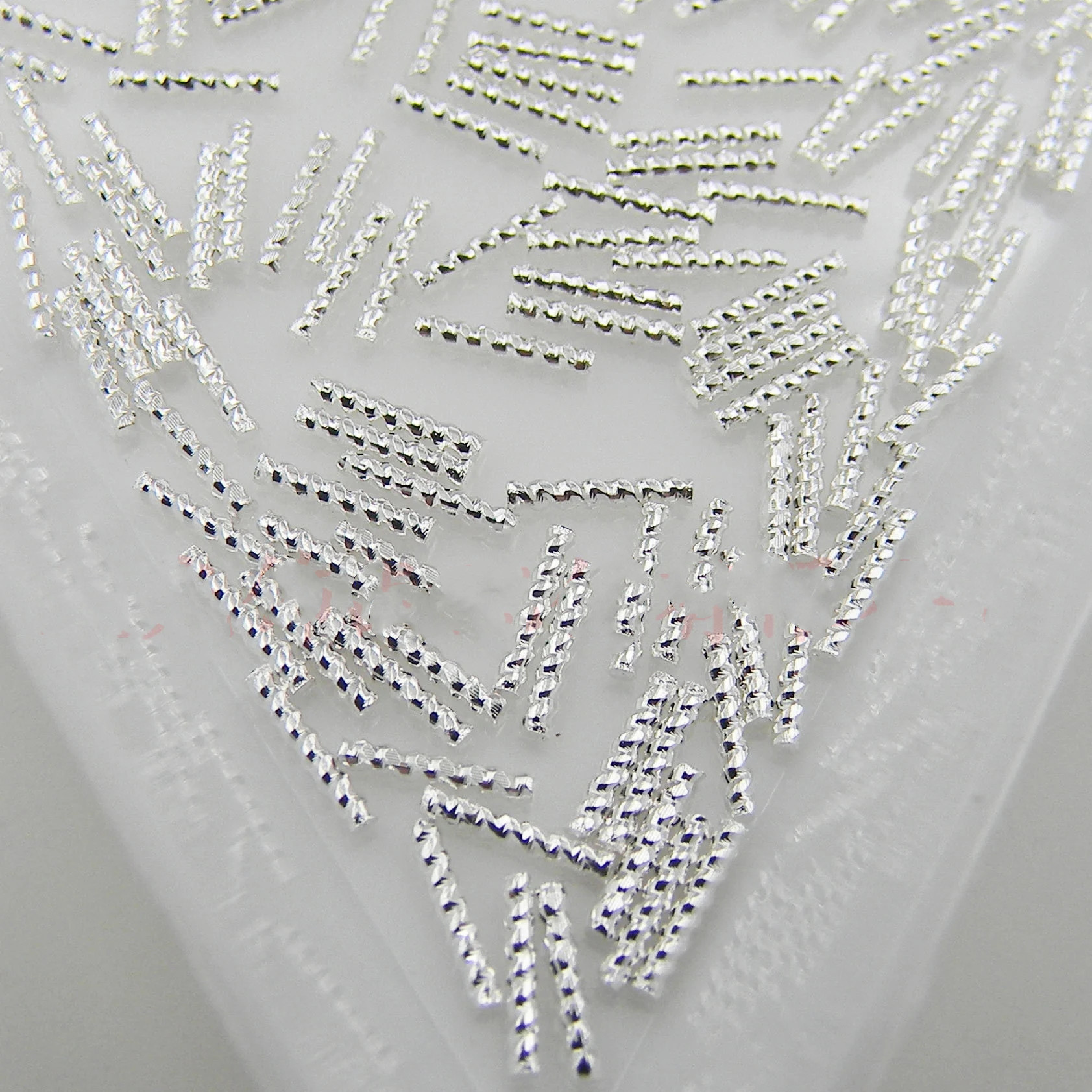 2021 new gold and silver solid twist metal bar DIY Japanese nail accessories wholesale round straight rod thread Application Scenario