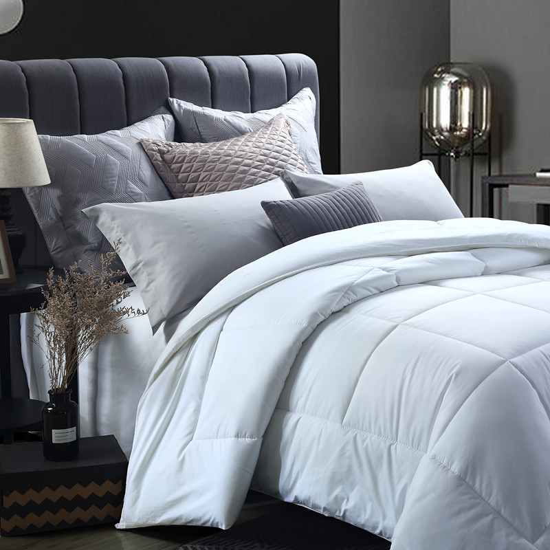 Hotel bedding高端酒店床上用品布草羽丝被子加厚保暖可定制个尺寸图