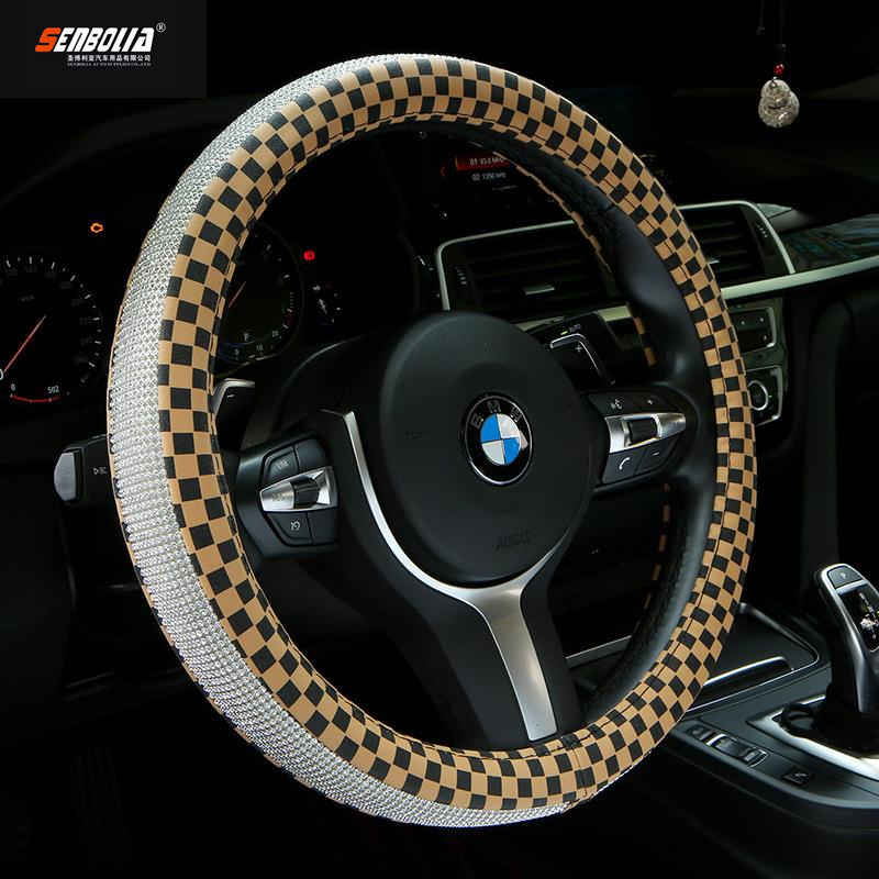 senbolia-FXP-50 all-season universal car steering wheel cover factory direct sales. Welcome to inquire and customize car interior products pic 4