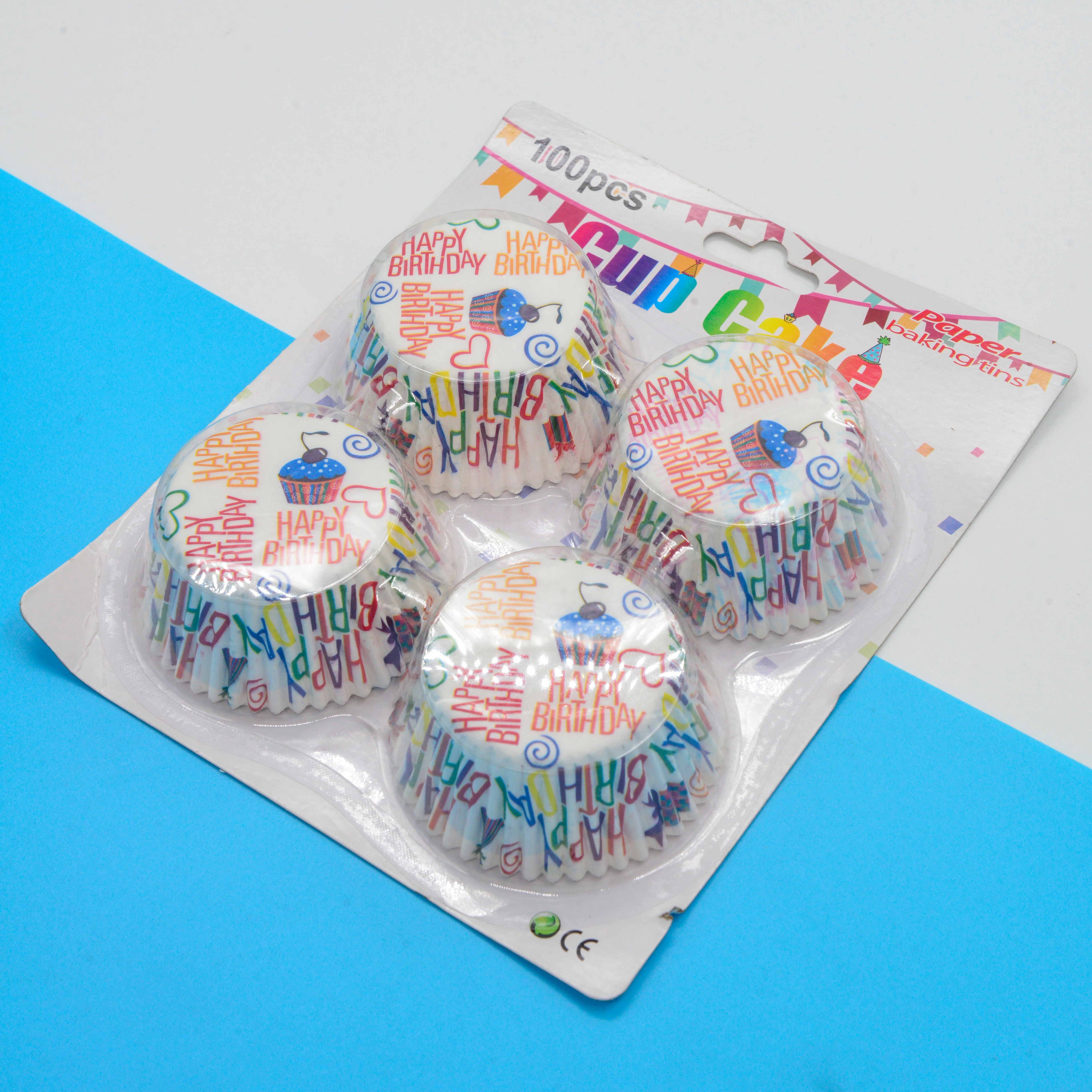 Solid color printed cake paper cups disposable cups