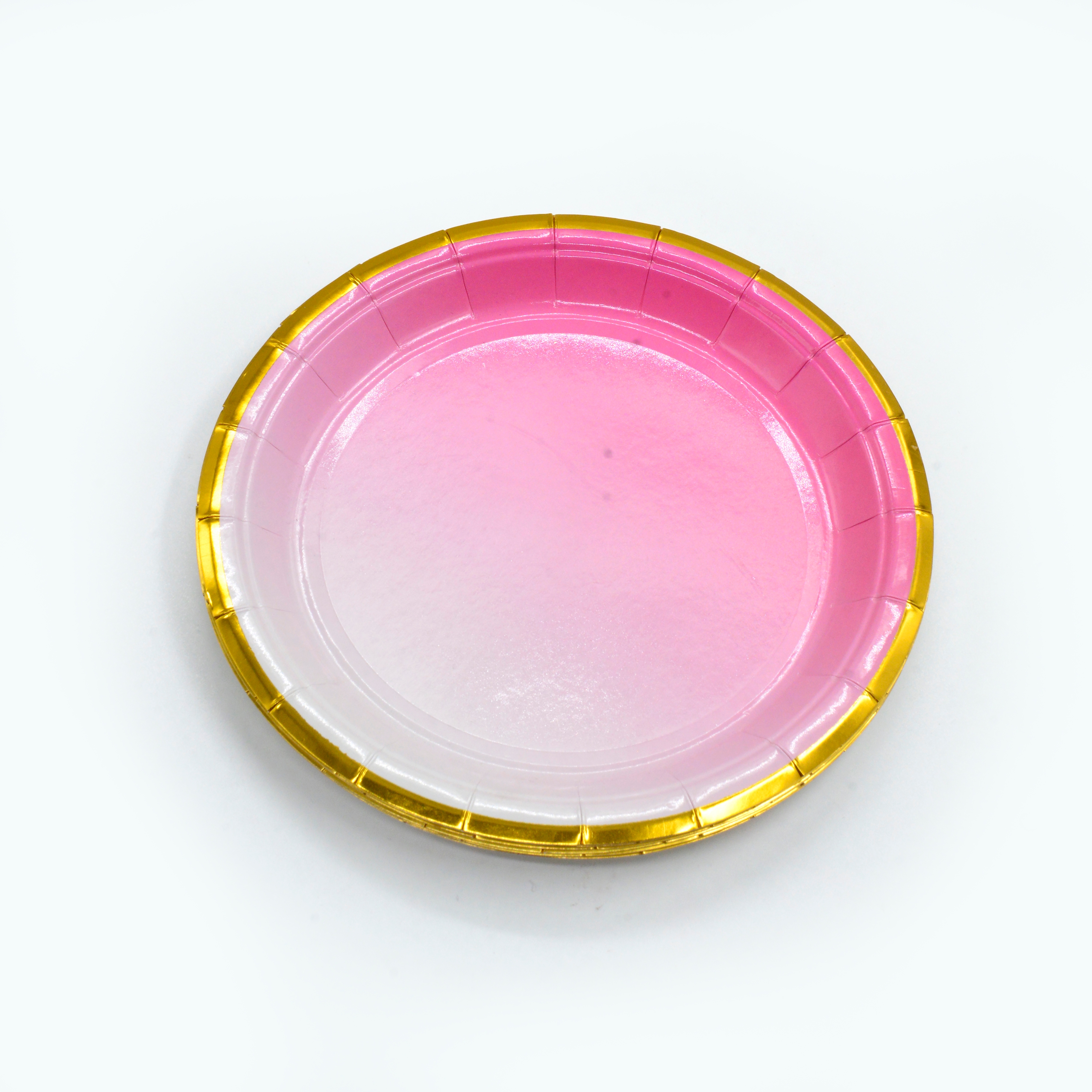 Internet red disposable gradient color magic cake plate thumbnail