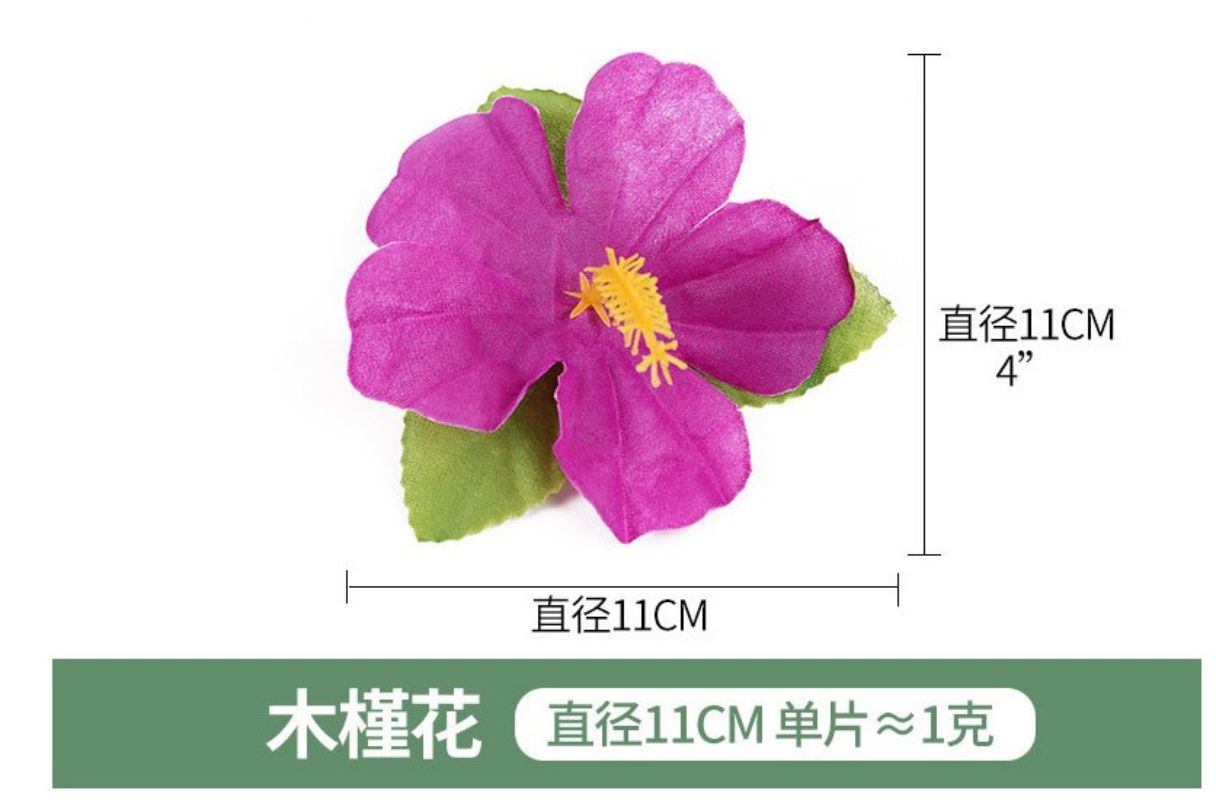 Hibiscus flower net red landscape real plant branches dry flower leaves dry branches ornaments dry leaves props thumbnail