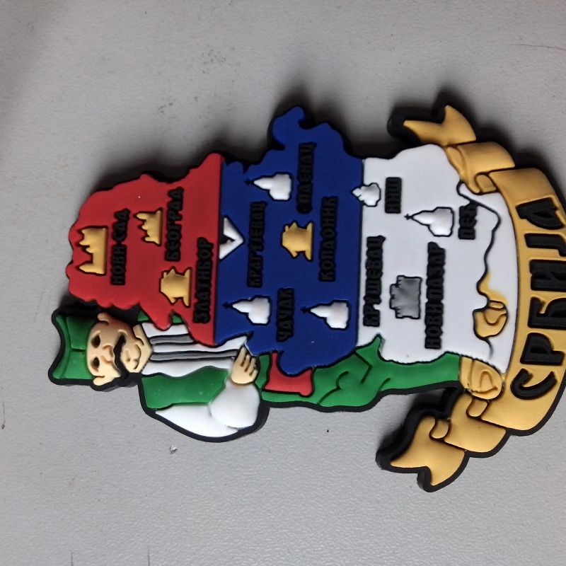 Customized PVC soft rubber fridge magnets, custom-made soft magnetic fridge magnets, custom-made silicone cartoon three-dimensional magnetic stickers, LOGO in color Application Scenario