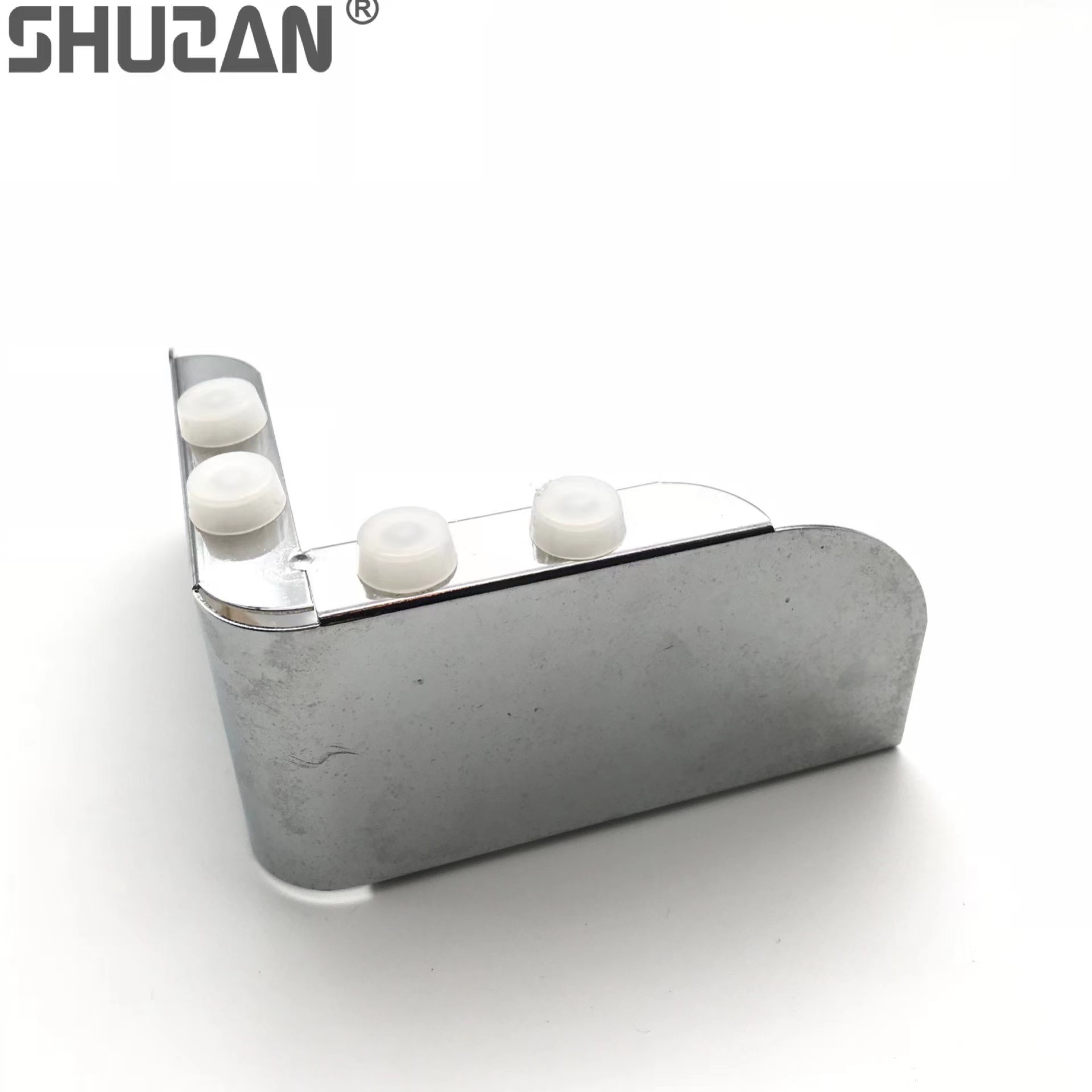 Living room furniture corner sofa base accessories unpatterned metal feet chrome plated