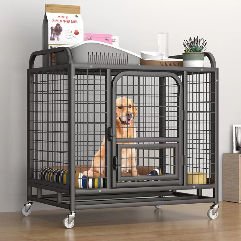 Thick square pipe dog cage, wholesale dog cage, large dog cage, small dog pet cage, pet fence thumbnail