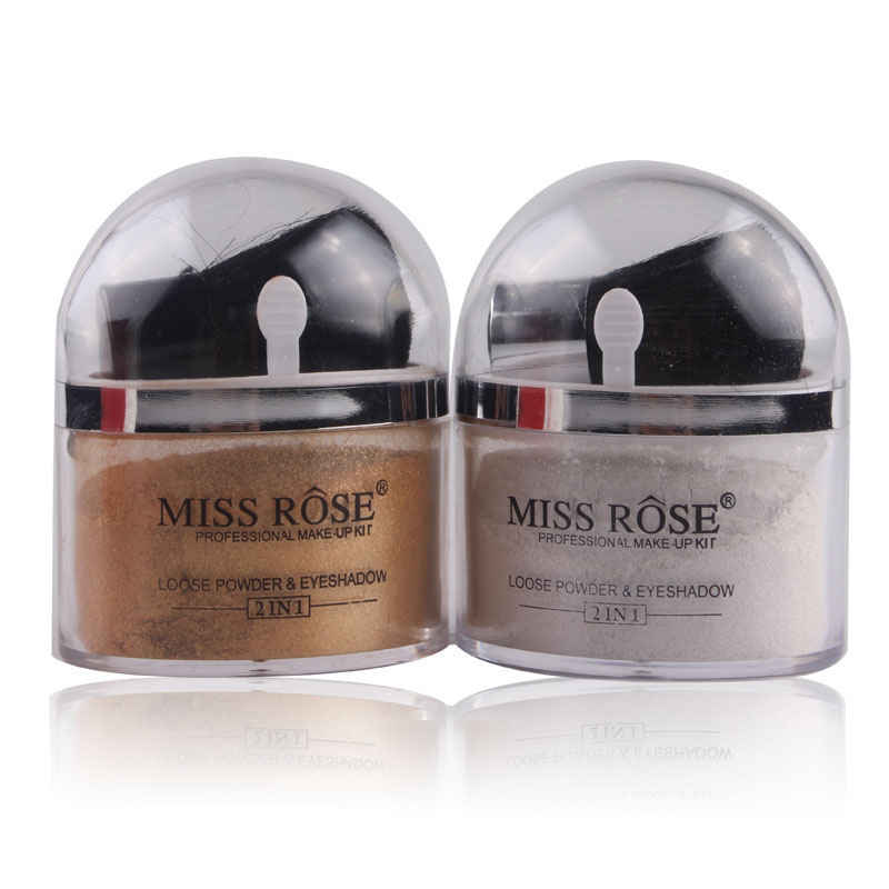MISS ROSE跨境彩妆单色自然立体提亮修容粉鼻影眼影金银粉高光粉详情2