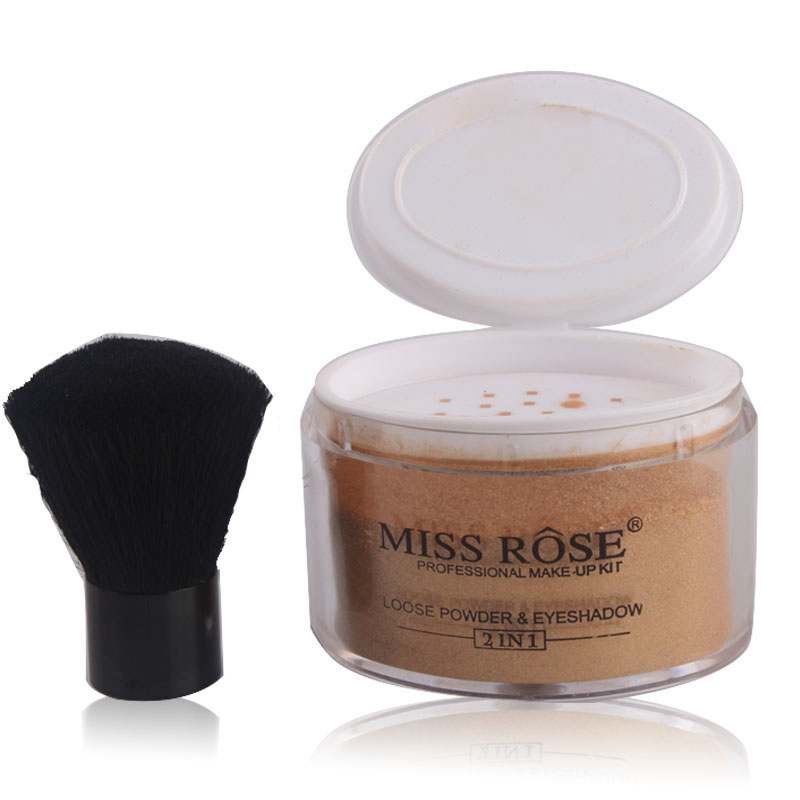 MISS ROSE跨境彩妆单色自然立体提亮修容粉鼻影眼影金银粉高光粉详情7