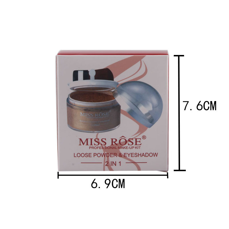 MISS ROSE跨境彩妆单色自然立体提亮修容粉鼻影眼影金银粉高光粉详情1