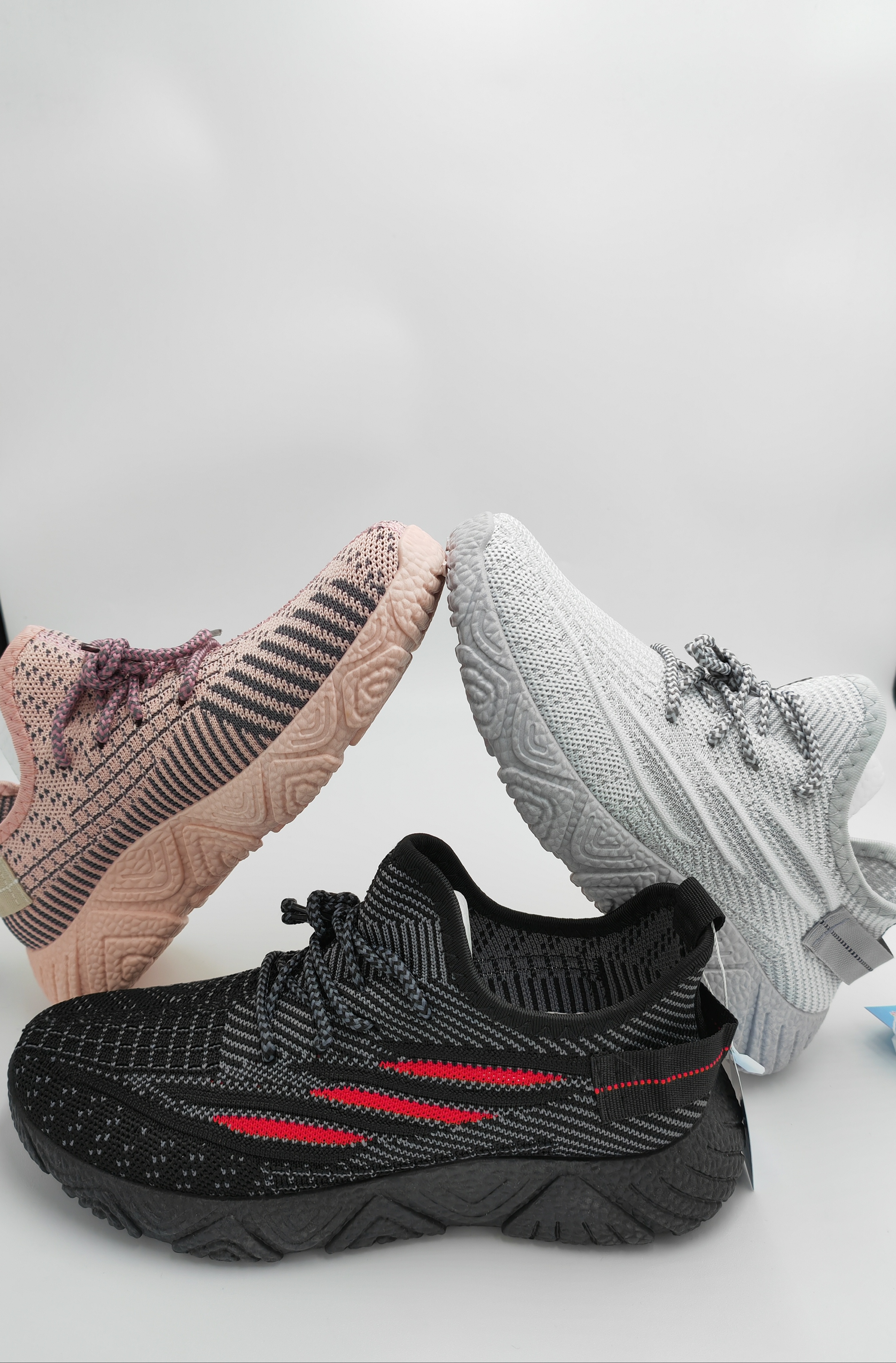 Processing custom new women's shoes for foreign trade and domestic sales fashion casual shoes 2021 new running shoes fly woven Korean breathable sports women's shoes thumbnail
