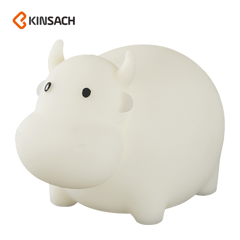 防水小牛硅胶灯系列创意七彩拍拍母婴玩具婴幼儿礼品宝宝浴室洗澡玩具