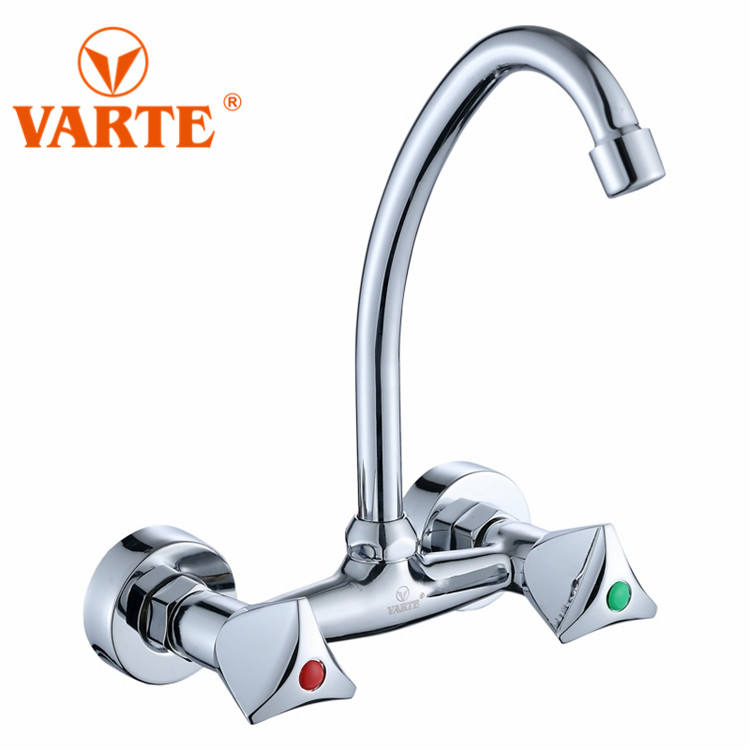 Dual Handle Cold and Hot Style Sink Faucet Mixer Kitchen