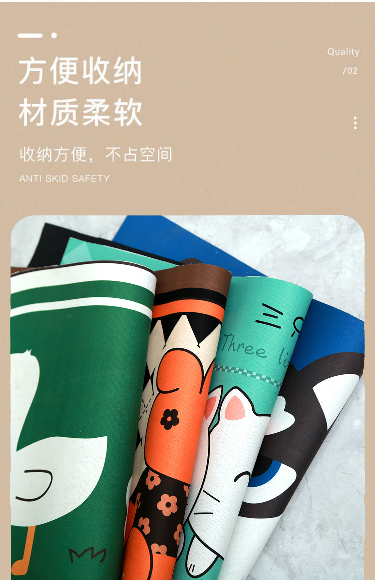 千思浴室吸水地垫软硅藻泥卫生间门口防滑脚垫速干洗手间地毯垫子轻奢详情6