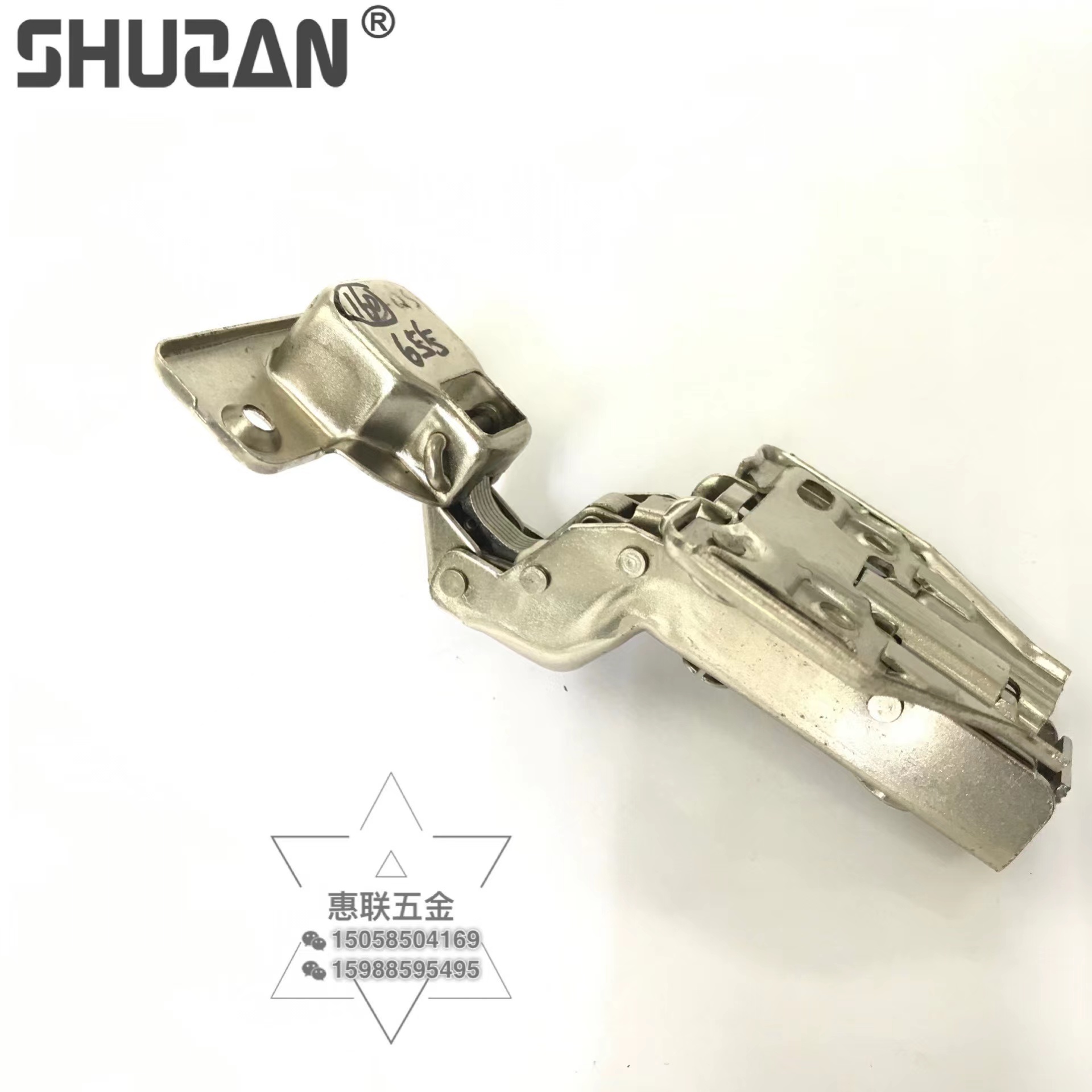 3D Hydraulic Hinges, Adjustable Thickened Buffer Hinges, Detachable Damping Spring Hinges For Cabinet And Wardrobe Doors details Picture