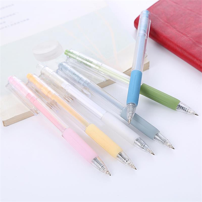 Morandi Neutral Pen Ins High Appearance Level Student Net Celebrity According To The Pen Black Core 0.5 No Print Style Student Pen Wholesale Application Scenario
