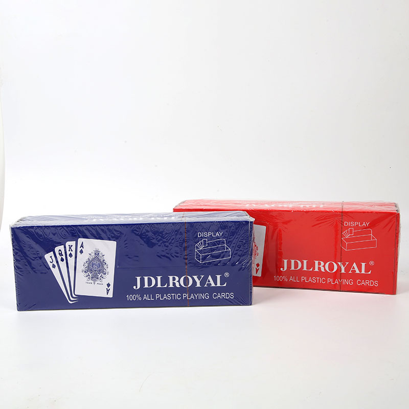 Plastic poker JDLROYAL28 silk white thumbnail