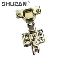 304 stainless steel damped hydraulic buffer short pipe hinges wardrobe cabinet door spring hinge