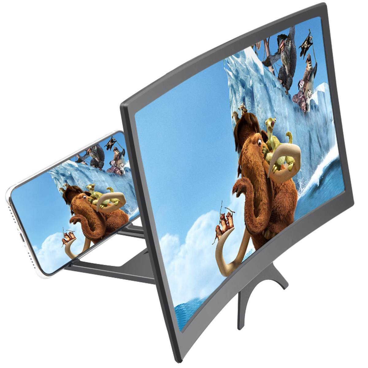 Curved mobile phone screen amplifier foreign trade