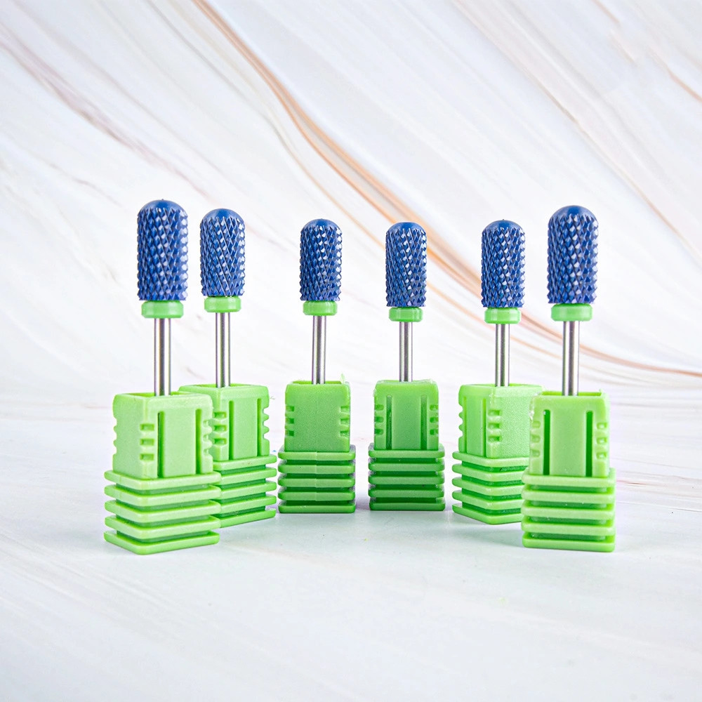 Blue ceramic Polish Head set Nail Polish Polish off Nail Polish Head Blue ceramic Polish Polish head