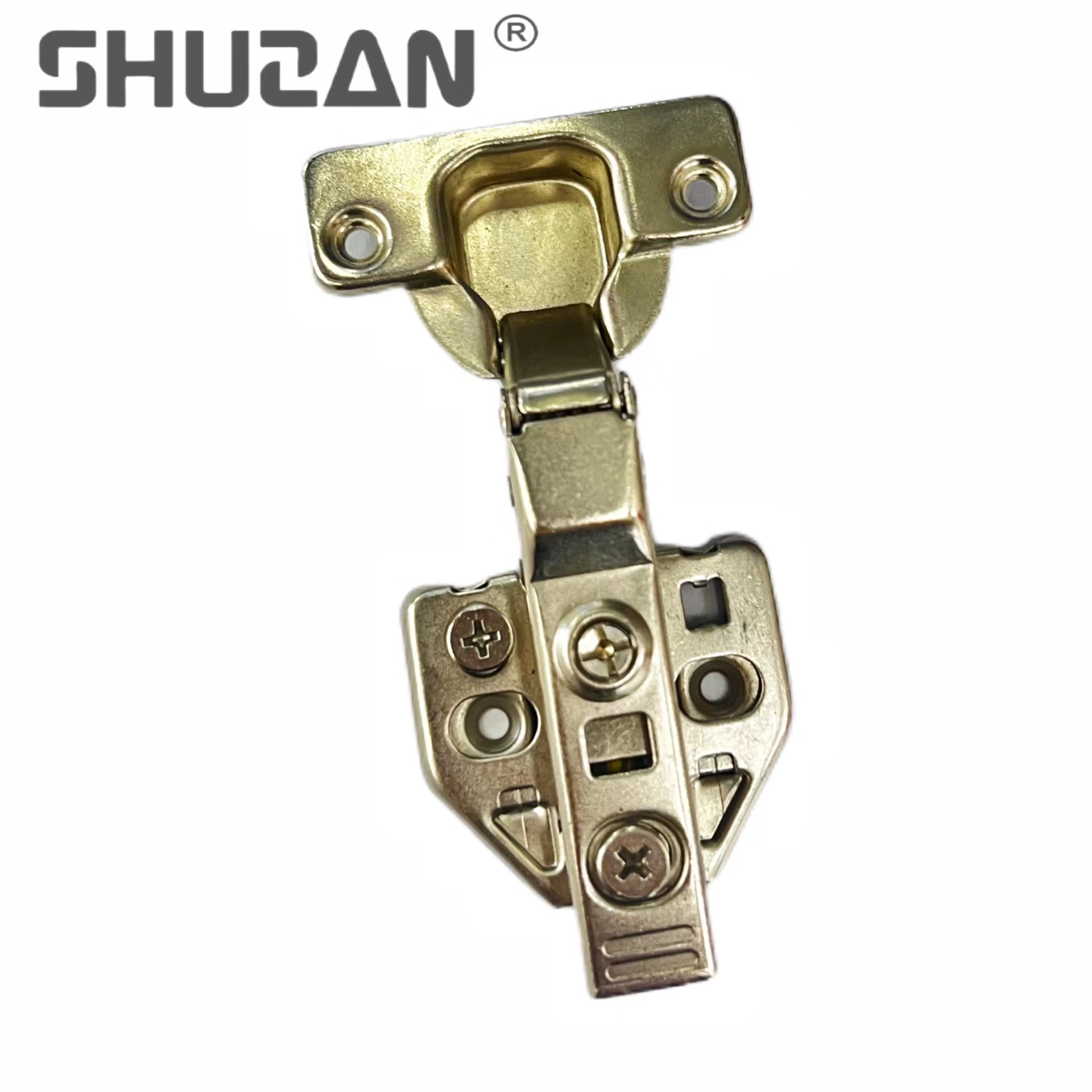 Cabinet door rebound hinge Mute cabinet door by spring hinge 3D hydraulic hinge wholesale