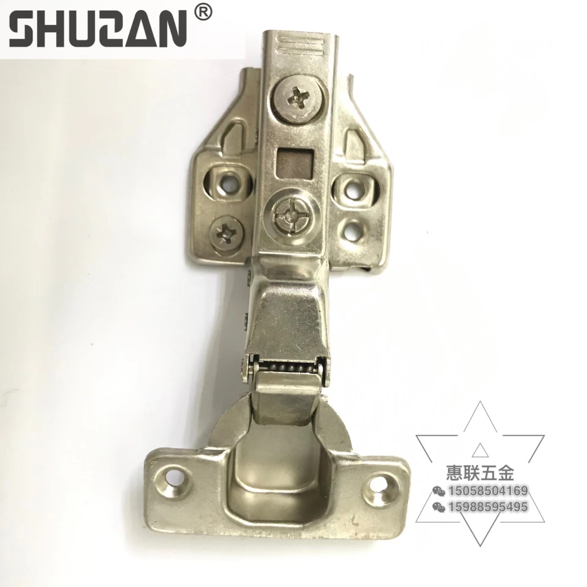 3D Hydraulic Hinges, Adjustable Thickened Buffer Hinges, Detachable Damping Spring Hinges For Cabinet And Wardrobe Doors Specification drawing