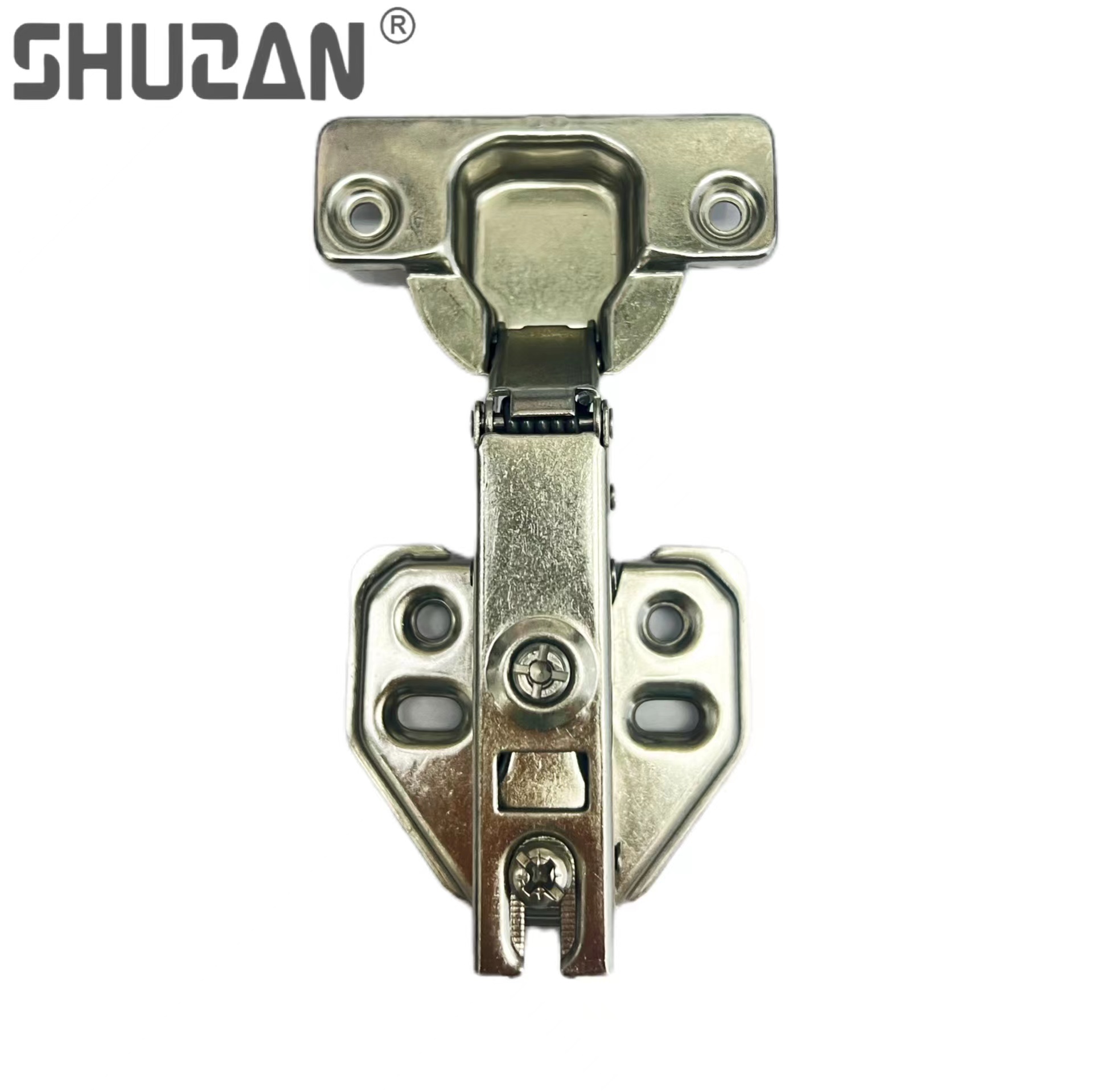Hinged cabinet door damped hydraulic cushioning spring fixed hinge aircraft foot stainless steel wardrobe hinge