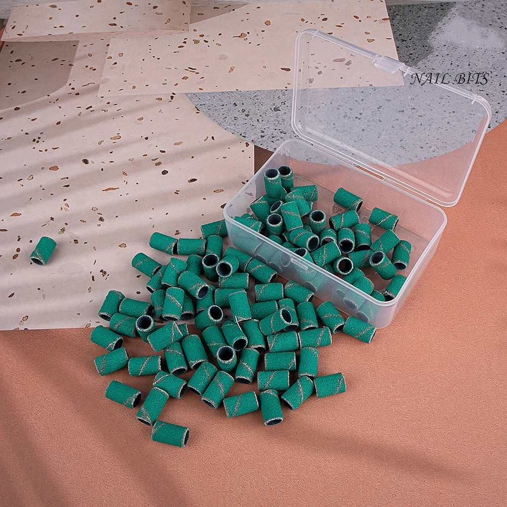 Abrasive abrasive head grinding polishing ring paper nail exfoliating ring sanding set tool 60 mesh to 1200 mesh
