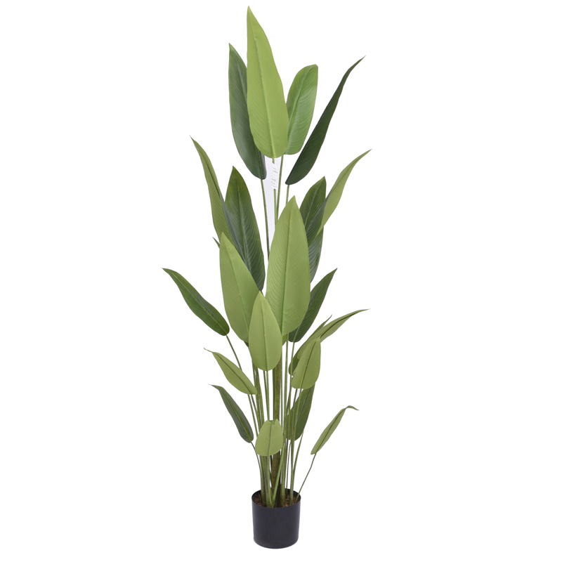 Nordic simulation of gold pot pot simulation plant bird of paradise Bonsai simulation bird of paradise green ornaments factory direct sales thumbnail