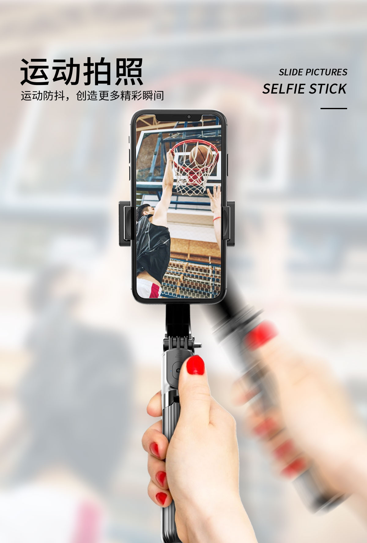 Stabilizer, mobile phone selfie stick, camera stabilizer, Bluetooth tripod, selfie stick, mobile phone live streaming stand, aluminum alloy telescopic selfie stick stand pic 14