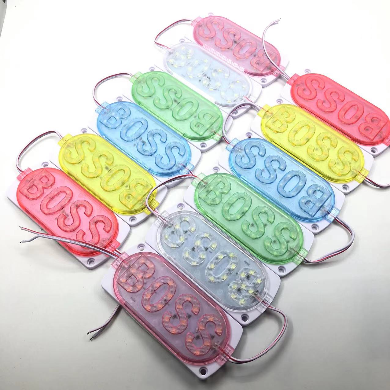 Module LED flashing light 12V ultra-bright BOSS light modified motorcycle taillight Item Picture