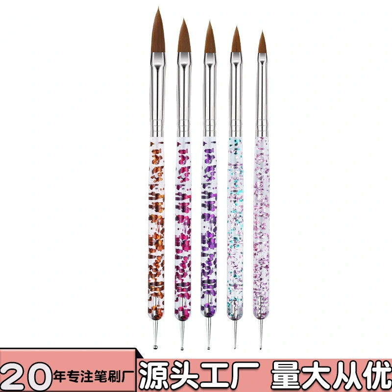 nai brush Nail Crystal 5 double-ended nail brushes