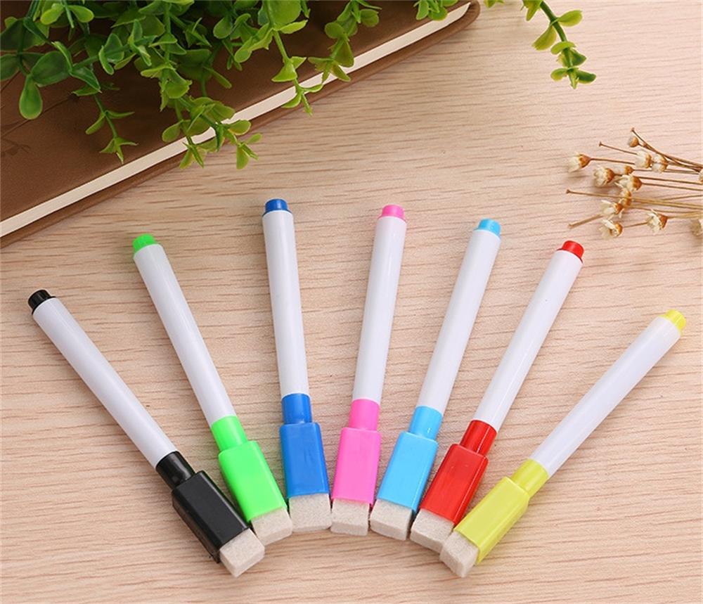 Manufacturers wholesale with tape brush white board pen simple erasable whiteboard pen children's color drawing writing pen spot thumbnail