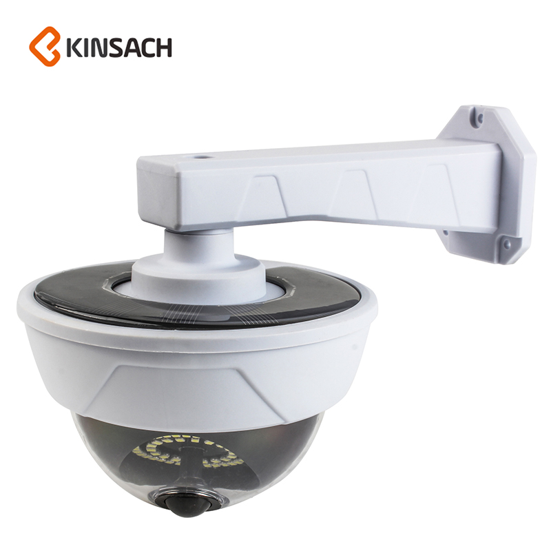 太阳能大号仿真监控摄像头防贼灯家用户外庭院人体感应照明灯农村路灯