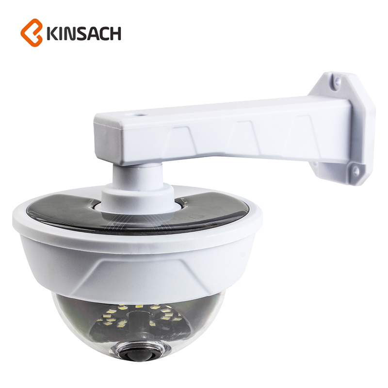 太阳能仿真监控摄像头灯家用户外庭院人体感应照明灯防贼监控灯