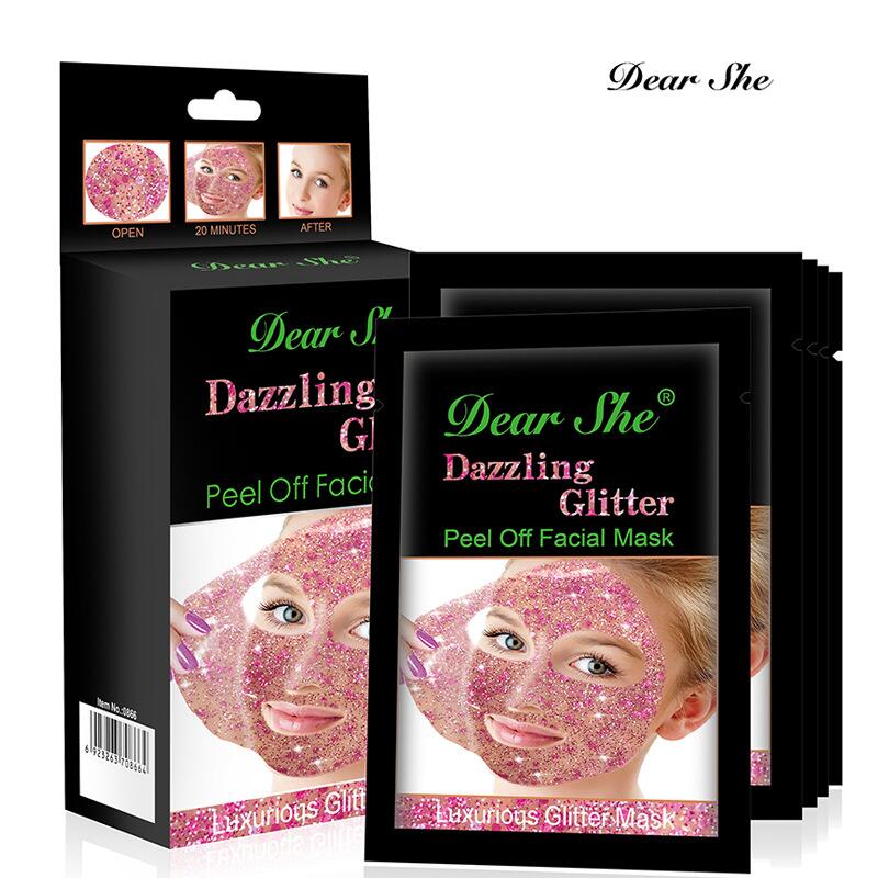 Dear She Mask Starry Sky Mask Foliation Peel-off Mask Moisturizing, Nourishing and Pore-cleaning English Cross-border Application Scenario