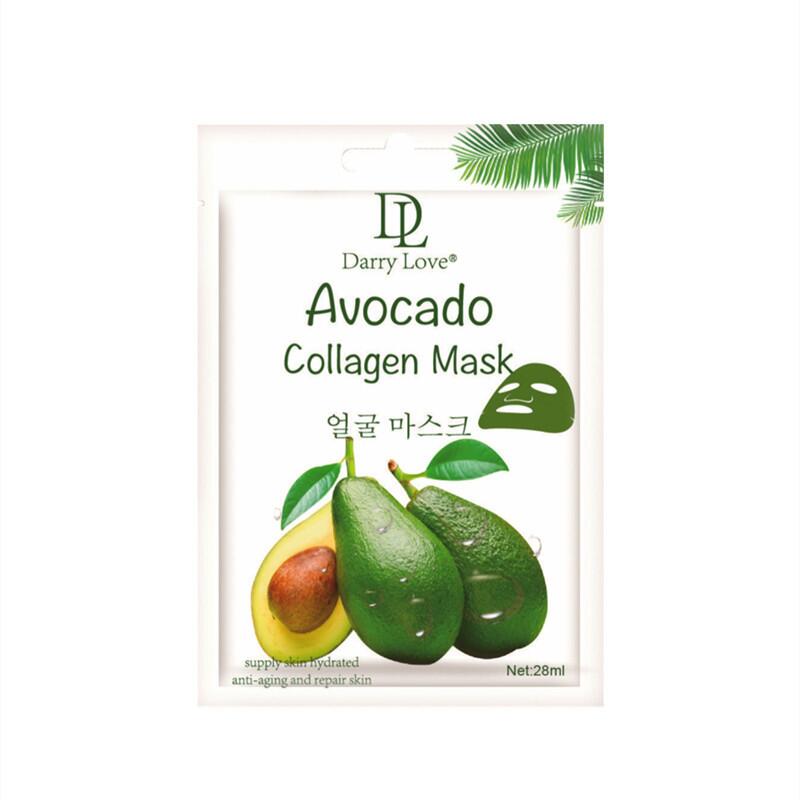 Cross-border Foreign Trade DARRY LOVE Avocado Brightening Essence Mask High Moisturizing Soothing Nourishing Mask full figure