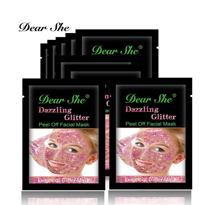 Dear She Mask Starry Sky Mask Foliation Peel-off Mask Moisturizing, Nourishing and Pore-cleaning English Cross-border full figure