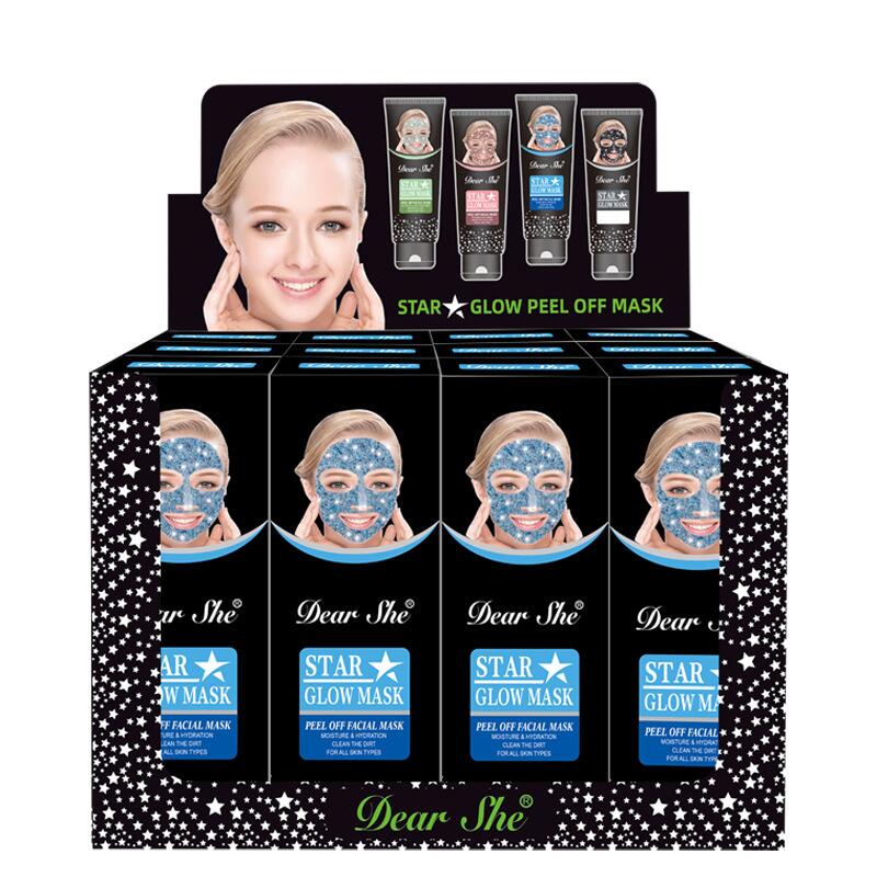 Dear She Cross-border Stock Starry Sky Peel-off Mask Hydrates, moisturizes, cleanses the skin and removes blackheads full figure
