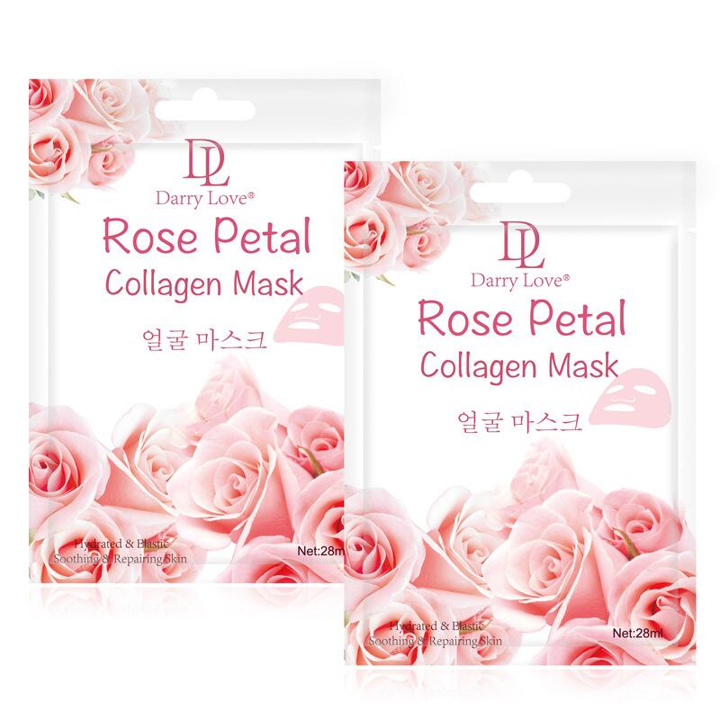 Foreign trade cross-border DARRY LOVE Rose mask Moisturizing Hydrating Repairing Mask fruit facial mask full figure
