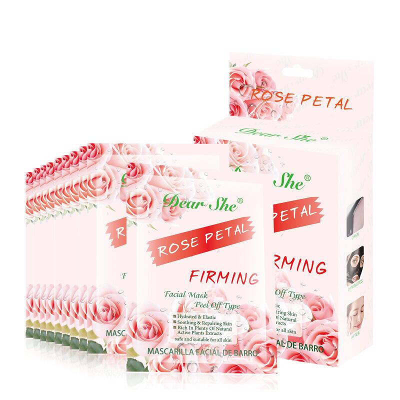 Dear She Cross-border Exclusive mud Mask for hydrating and moisturizing rose Mask Cream English export cleaning Application Scenario