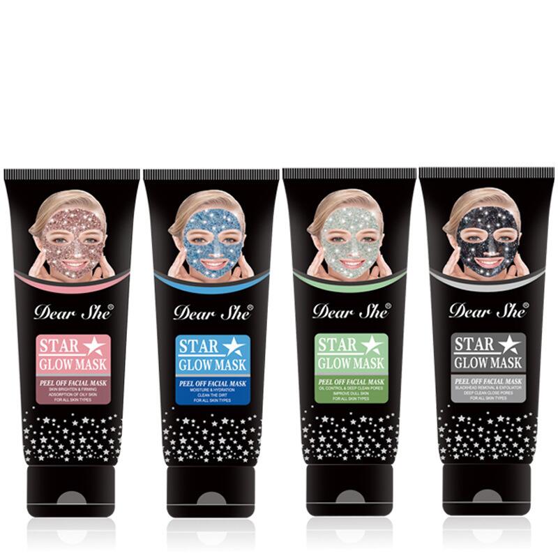 Dear She Starry Sky Mask Peel-off to remove blackheads and acne, clean and absorb dirt, shrink pores, and hydrate both men and women Item Picture