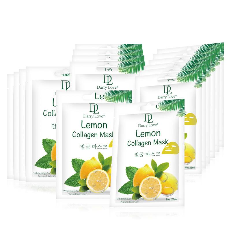 Cross-border DARRY LOVE Fresh Lemon Moisturizing facial mask Patch Amazon AliExpress Specification drawing