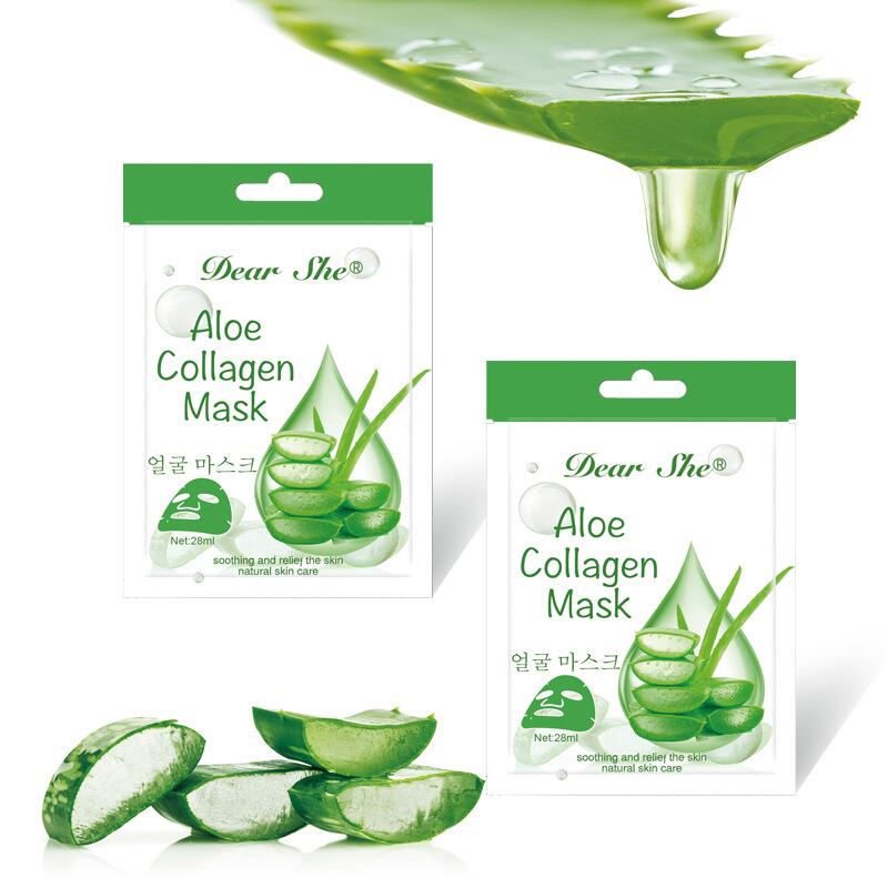 DEAR SHE Aloe Fresh Extract Mask Hydrating, Moisturizing and Nourishing Skin Mask Wholesale Foreign Trade Wholesale full figure