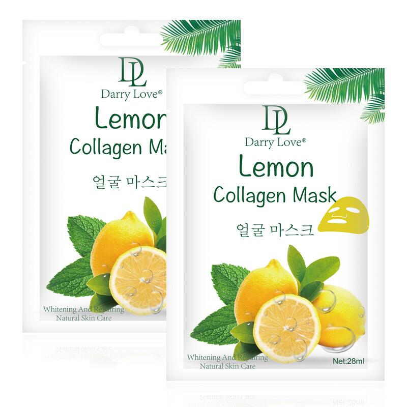 Cross-border DARRY LOVE Fresh Lemon Moisturizing facial mask Patch Amazon AliExpress details Picture