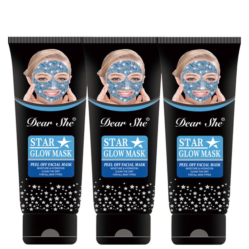 Dear She Cross-border Stock Starry Sky Peel-off Mask Hydrates, moisturizes, cleanses the skin and removes blackheads details Picture