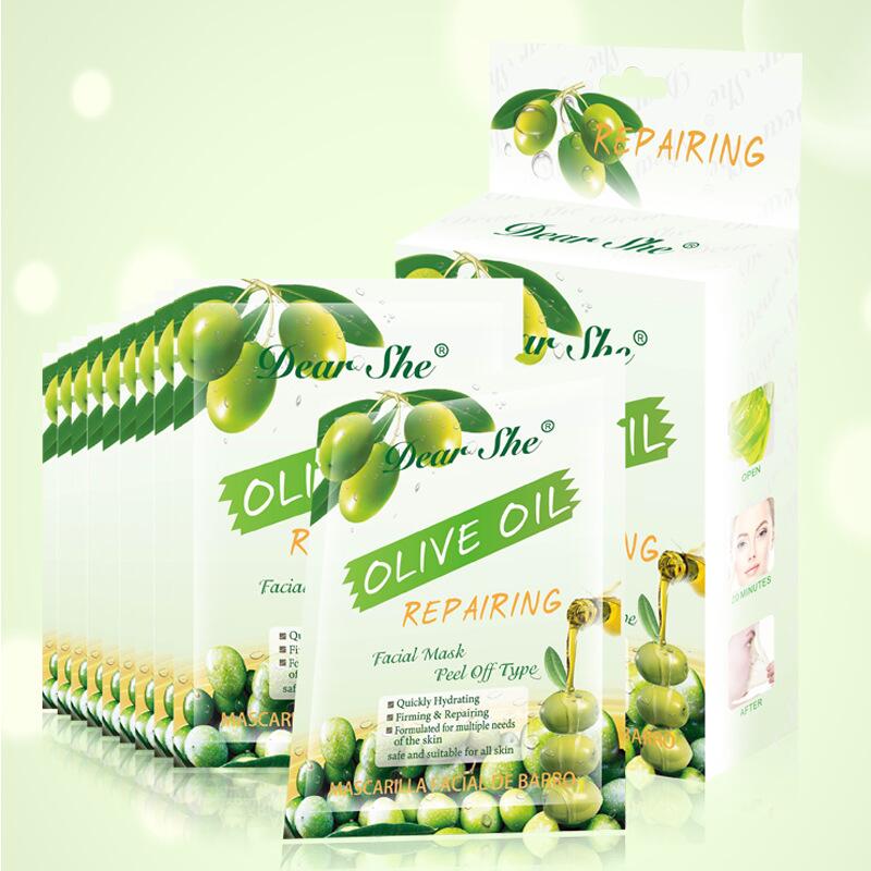 Dear She Olive Peel-off Mask cleanses the face, brightens the skin, hydrates, refines pores, and deeply cleanses. Apply this mask details Picture